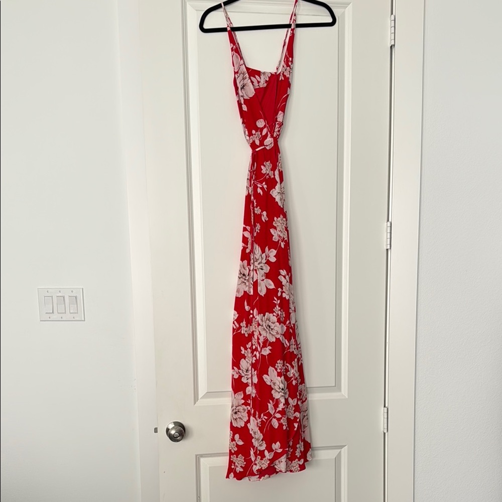 Yumi Kim Red and White Halter Sundress Resort Wear